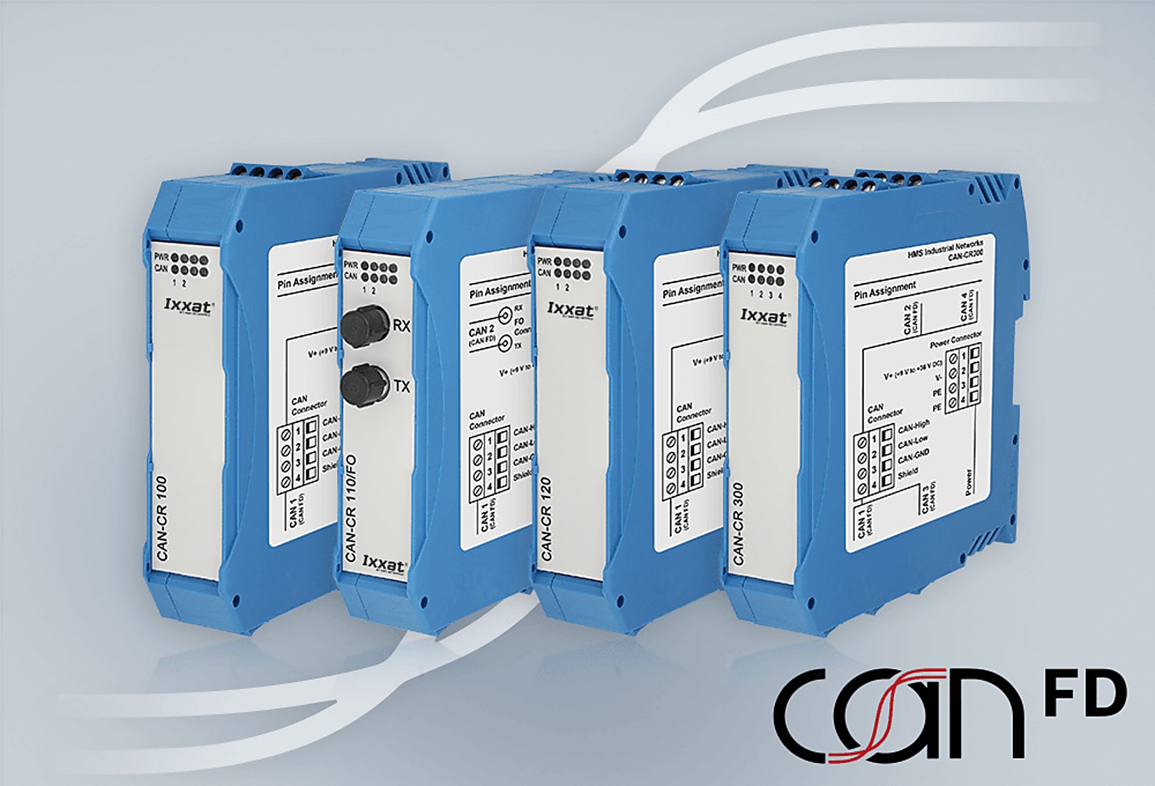New Ixxat repeater series for CAN FD as well as CAN