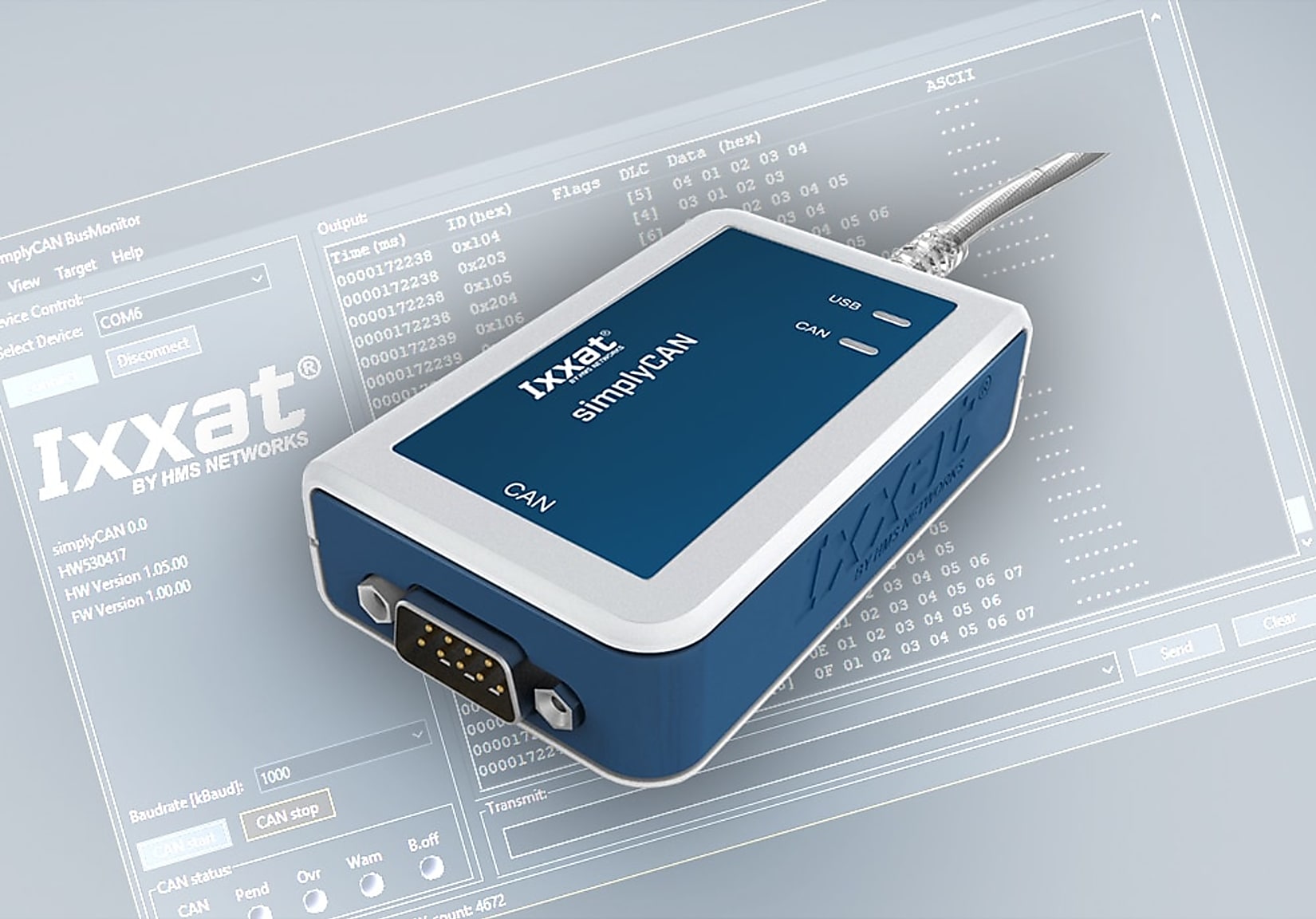 Ixxat simplyCAN – Einfach integrierbarer PC CAN Adapter für Windows und Linux
