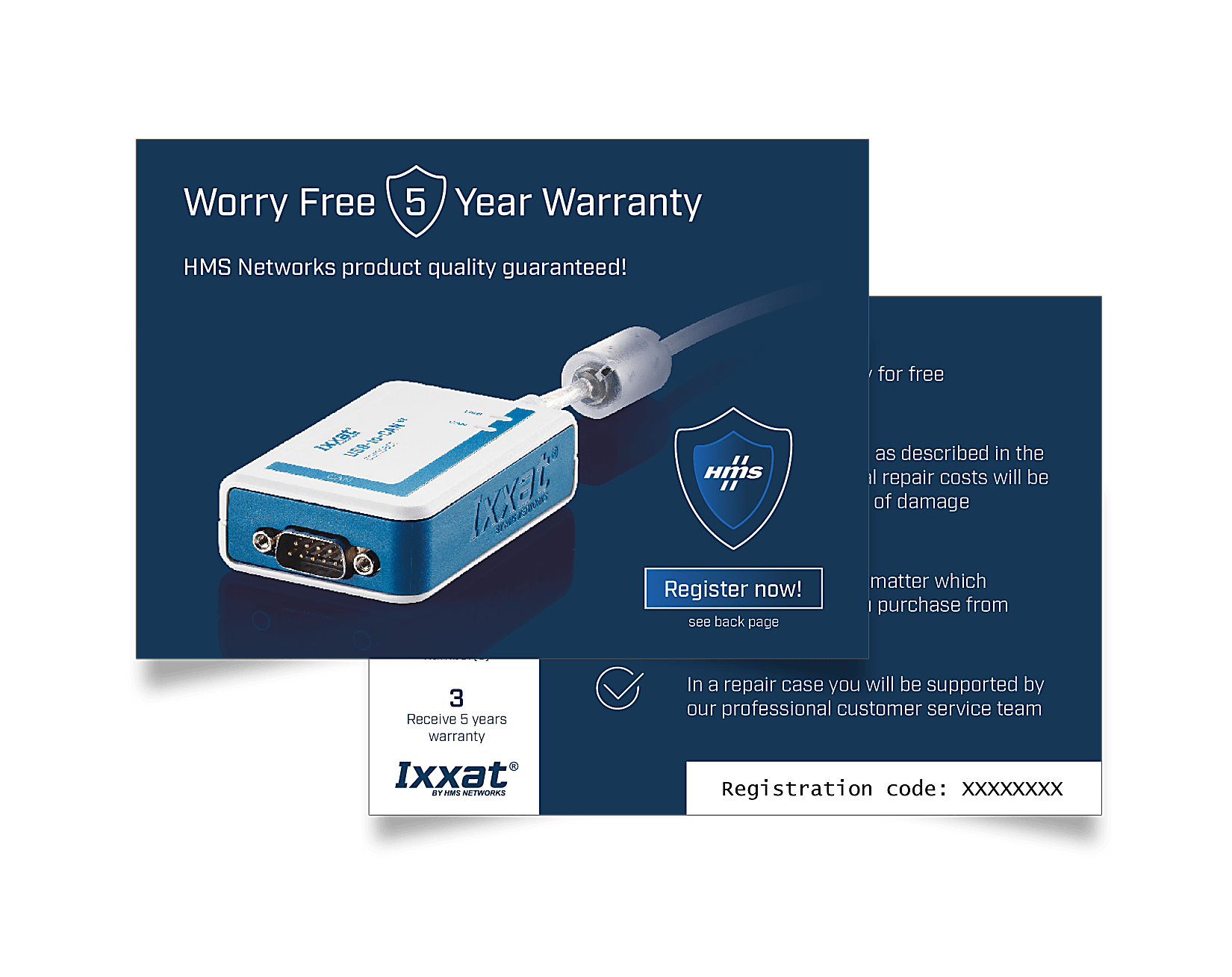 Garantieverlängerung für das Ixxat USB-to-CAN