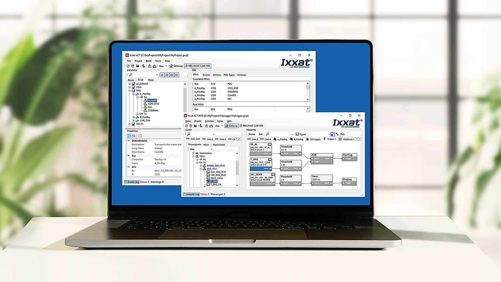 Ixxat ACT for automotive testing