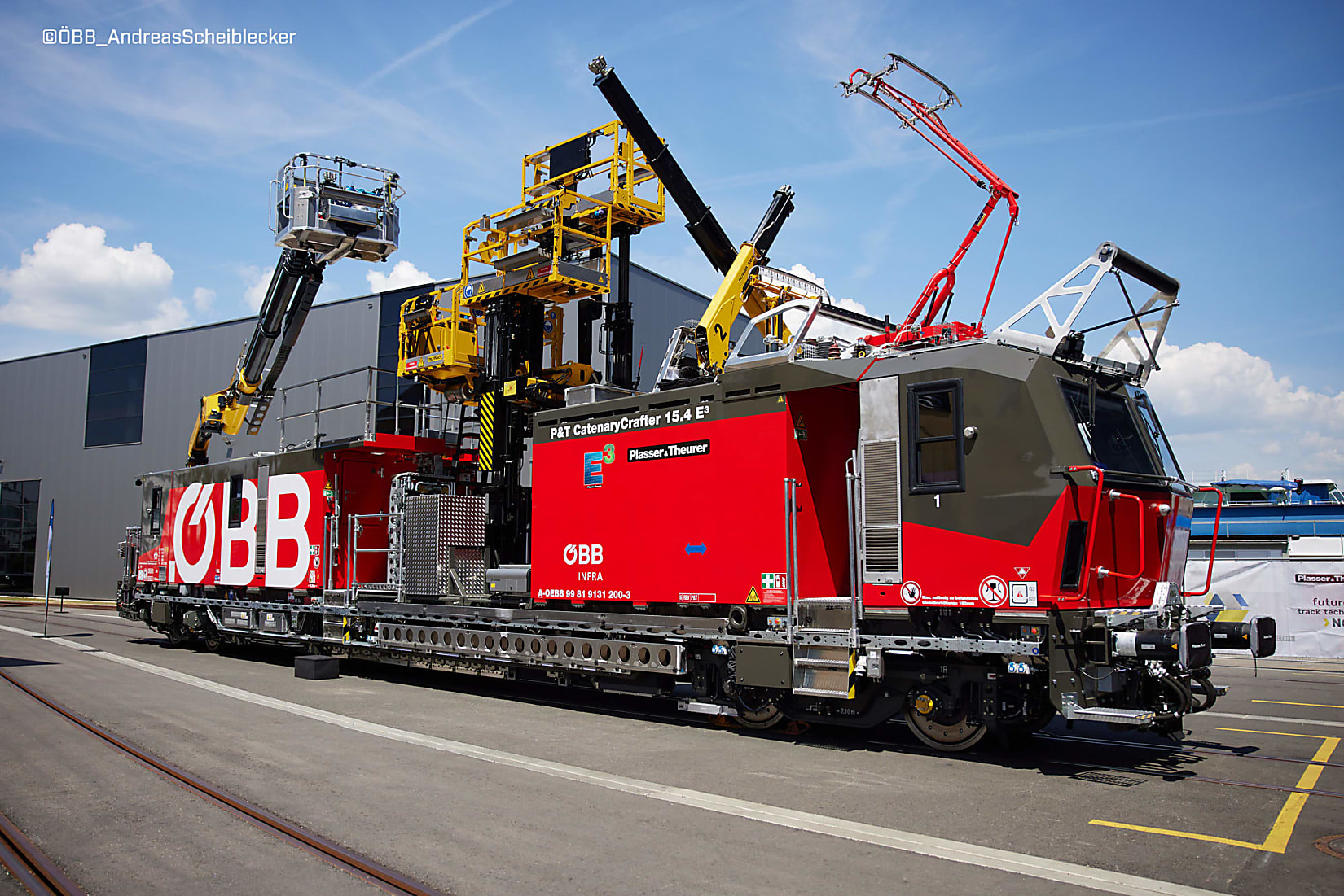 New green OEBB maintenance fleet (Illustration: ©ÖBB_AndreasScheiblecker)