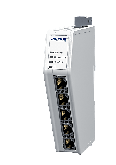 Anybus Communicator – Modbus-TCP server to EtherCAT slave