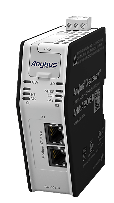 Anybus X-gateway - Modbus TCP Client - Modbus TCP Server