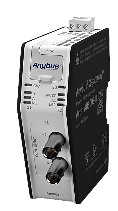 Anybus X-gateway - Modbus TCP Client - ControlNet Adapter