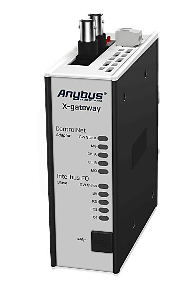 Anybus X-gateway – ControlNet-Adapter - Interbus LWL-Slave