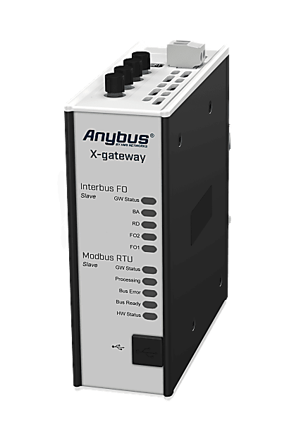 Anybus X-gateway – Interbus LWL Slave - Modbus RTU Slave