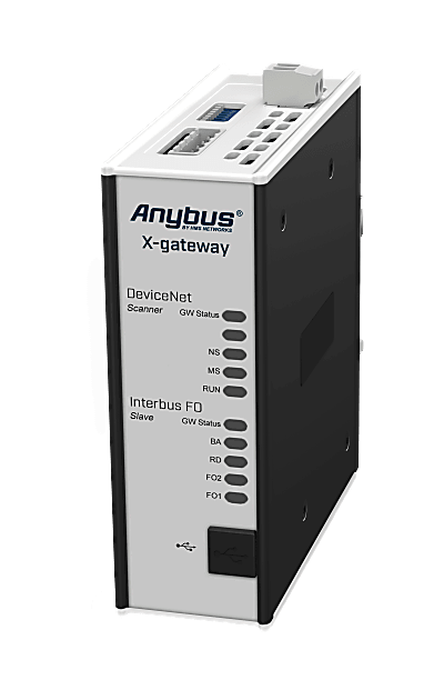 Anybus X-gateway – DeviceNet Scanner - Interbus LWL Slave