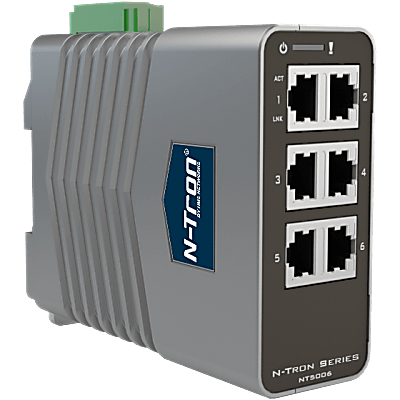 N-Tron® NT5006 6-Port Gigabit Managed Industrial Ethernet Switch