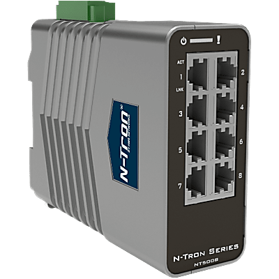 N-Tron® NT5008 8 Port Gigabit Managed Industrial Ethernet Switch
