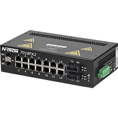 N-Tron® 7018FX2-SC Managed 18-port Industrial Ethernet Switch