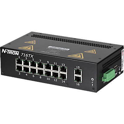 N -Tron® 716TX-HV Managed 16-Port-Industrial-Ethernet-Switch