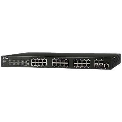 N-Tron® NT328G-04SFP-AC1 Layer 3 Managed Industrial Ethernet Switch