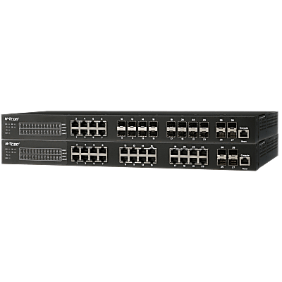 N-Tron® NT328G-20SFP-AC1 Layer 3 Managed Industrial Ethernet Switch