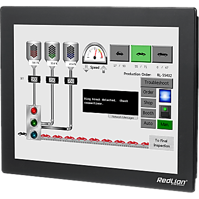 CR3000 15" HMI with Data Logging and Web Server