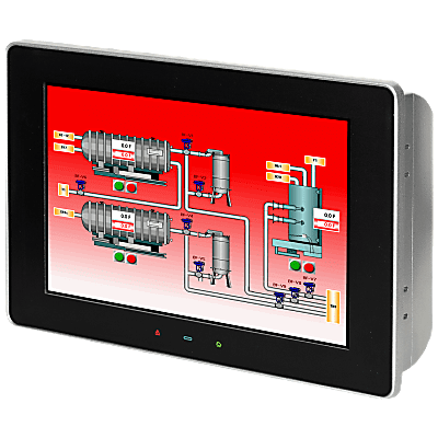 Graphite® Robustes 9"-HMI Indoor mit Dual-Ethernet