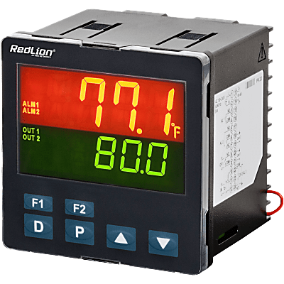 1/4 DIN, DC Power, 4 to 20 mA, Relay, Remote Setpoint and 1 User Input, RS-485 PID Controller