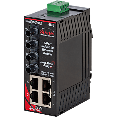 Sixnet® SL-6RS-5STL-D1 Managed 6-port Industrial Ethernet Switch