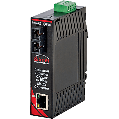 Sixnet® SL-2ES-2SC Industrial 2-port Industrial Ethernet Media Converter