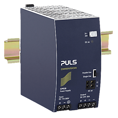 DIN-Schienen-Netzteil, 10 Ampere bei 48 VDC (PoE)