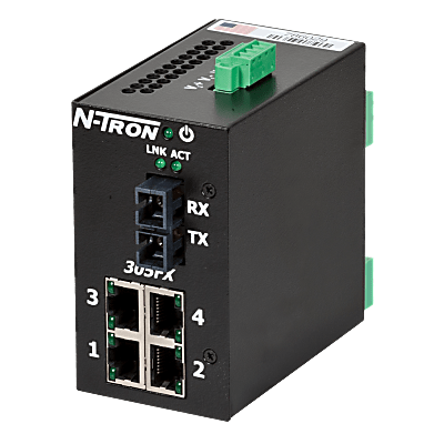 305FX Industrial Ethernet Switch with Monitoring, SC 80km