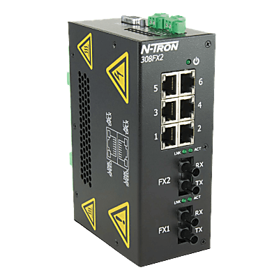 308FX2 带监控的工业以太网交换机，ST 40km