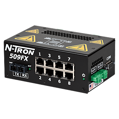 509FX Industrial Ethernet Switch with Monitoring, SC 80km