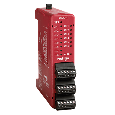 CSDIO- 分立模块，8 个输入，6 个继电器输出