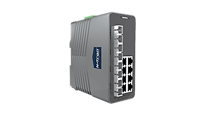 N-Tron® NT-112-FX4-SC80 12-Port-Industrial-Ethernet-Switch, nicht verwaltet