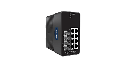 N-Tron® NT7010-FX2-ST00 10-Port Advanced Managed Gigabit Industrial Ethernet Switch