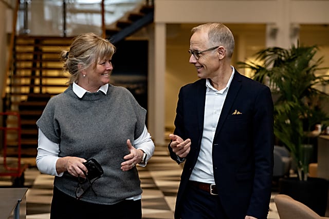 Charlotte Brogren och Staffan Dahlström