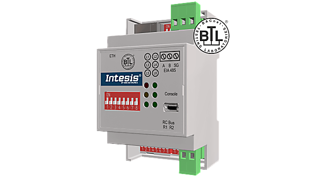 Panasonic ECOi and PACi systems to BACnet MS/TP Interface