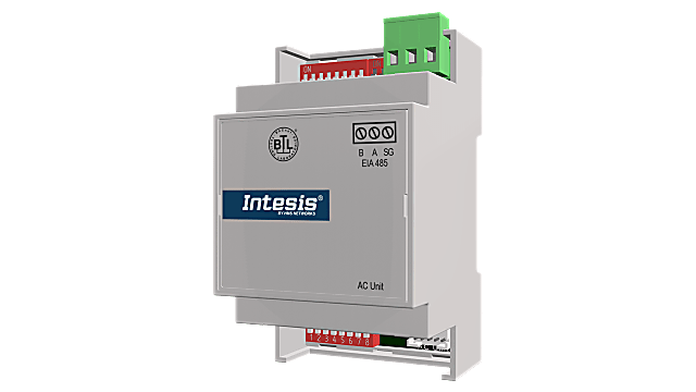 Fujitsu RAC and VRF to KNX Interface with binary inputs (to CN