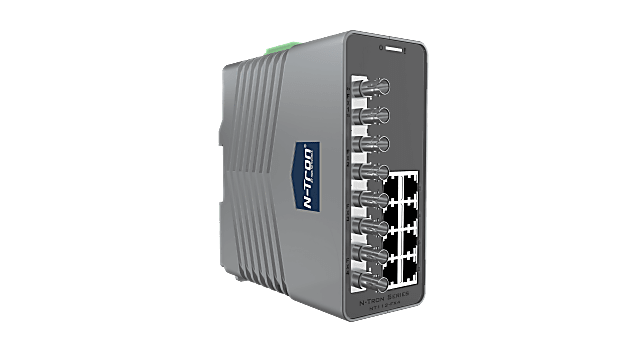 N-Tron® NT-110-FX2-ST00 Unmanaged 10-Port Industrial Ethernet Switch