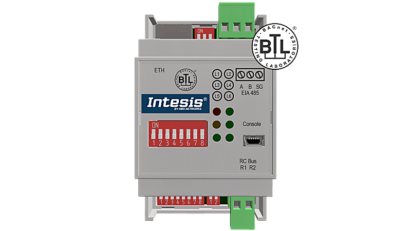 Panasonic ECOi and PACi systems to BACnet/IP & MS/TP Interface