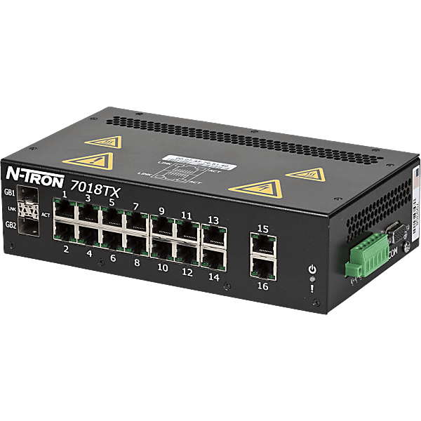 ルーター・ネットワーク機器 APP CAST N-Tron® 7018TX Managed 18-port Industrial Ethernet Switch