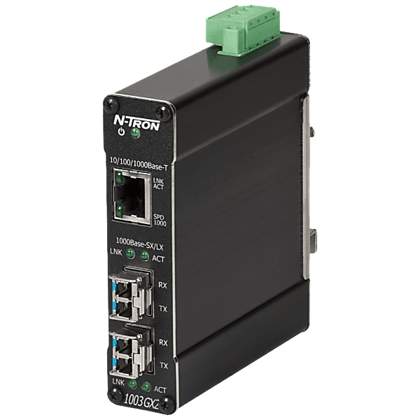 N-Tron® 1003GX2-LX-10 Unmanaged 3-port Gigabit Industrial