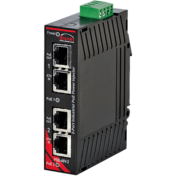 Sixnet EB-PSE-48V-2B, Mode A Power Injector