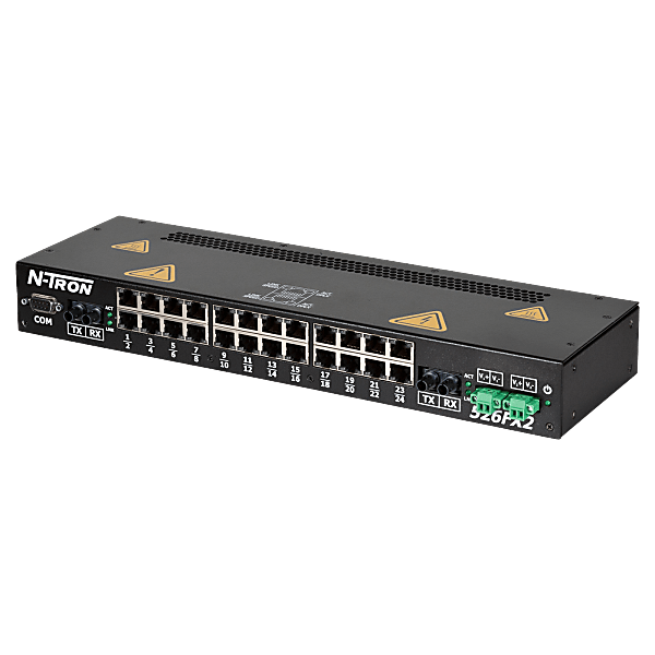 526FX2 Industrial Ethernet Switch with Monitoring, ST 80km
