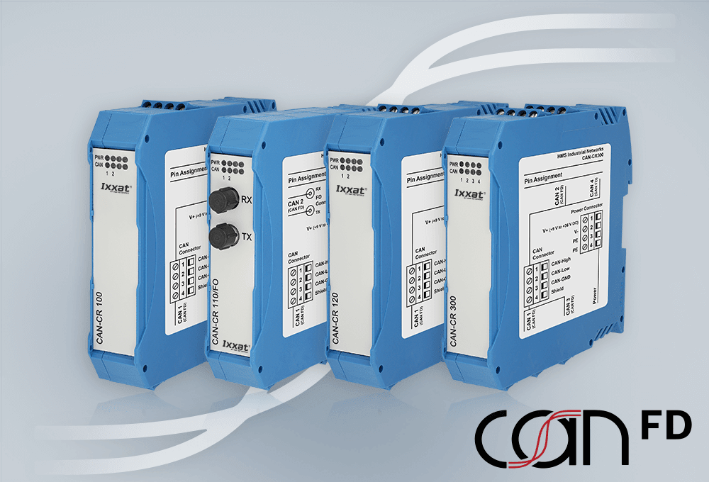 New Ixxat repeater series for CAN FD as well as CAN