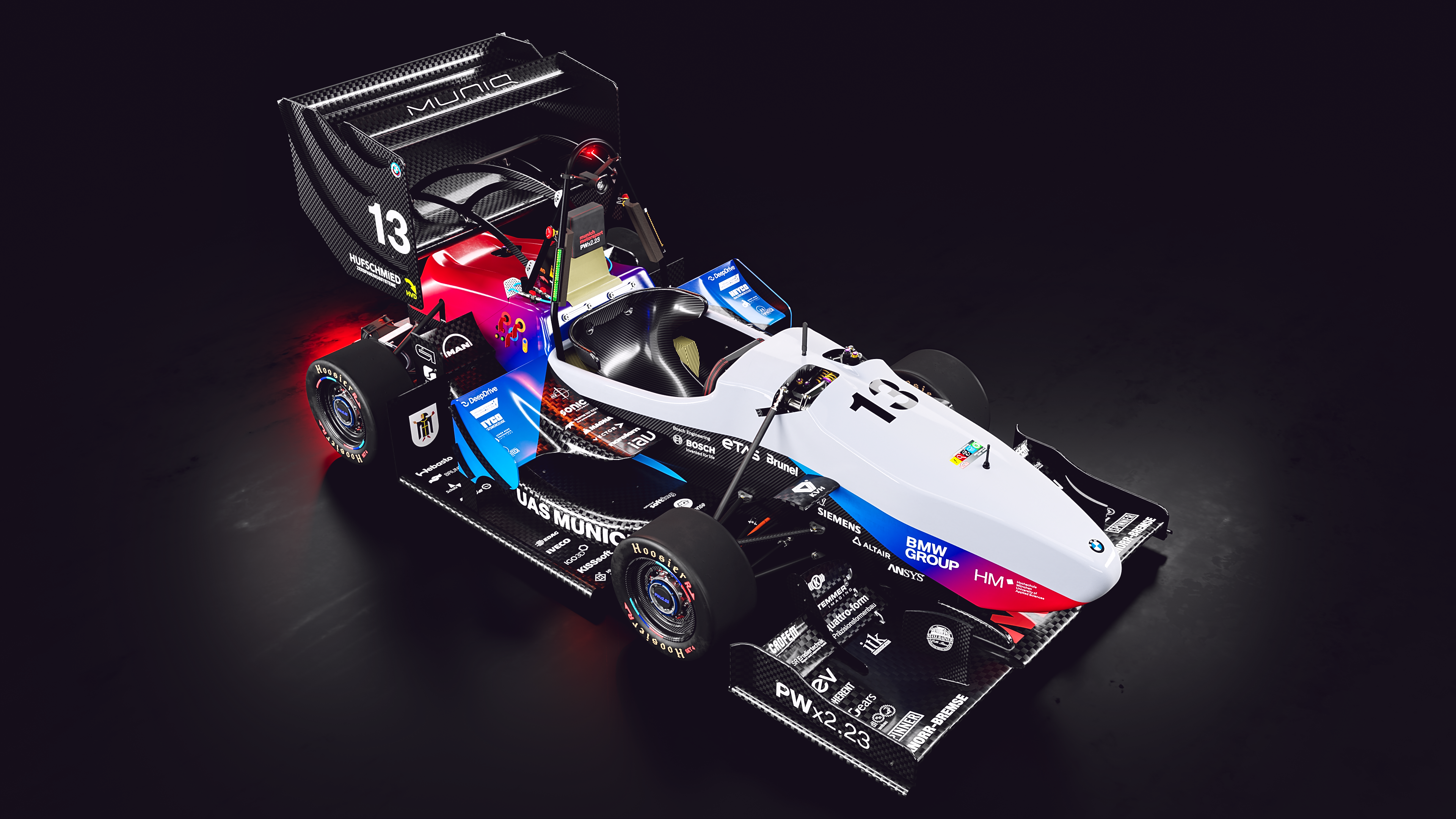 Neues Auto des municHMotorsport Formular Student Teams